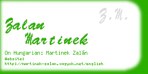 zalan martinek business card